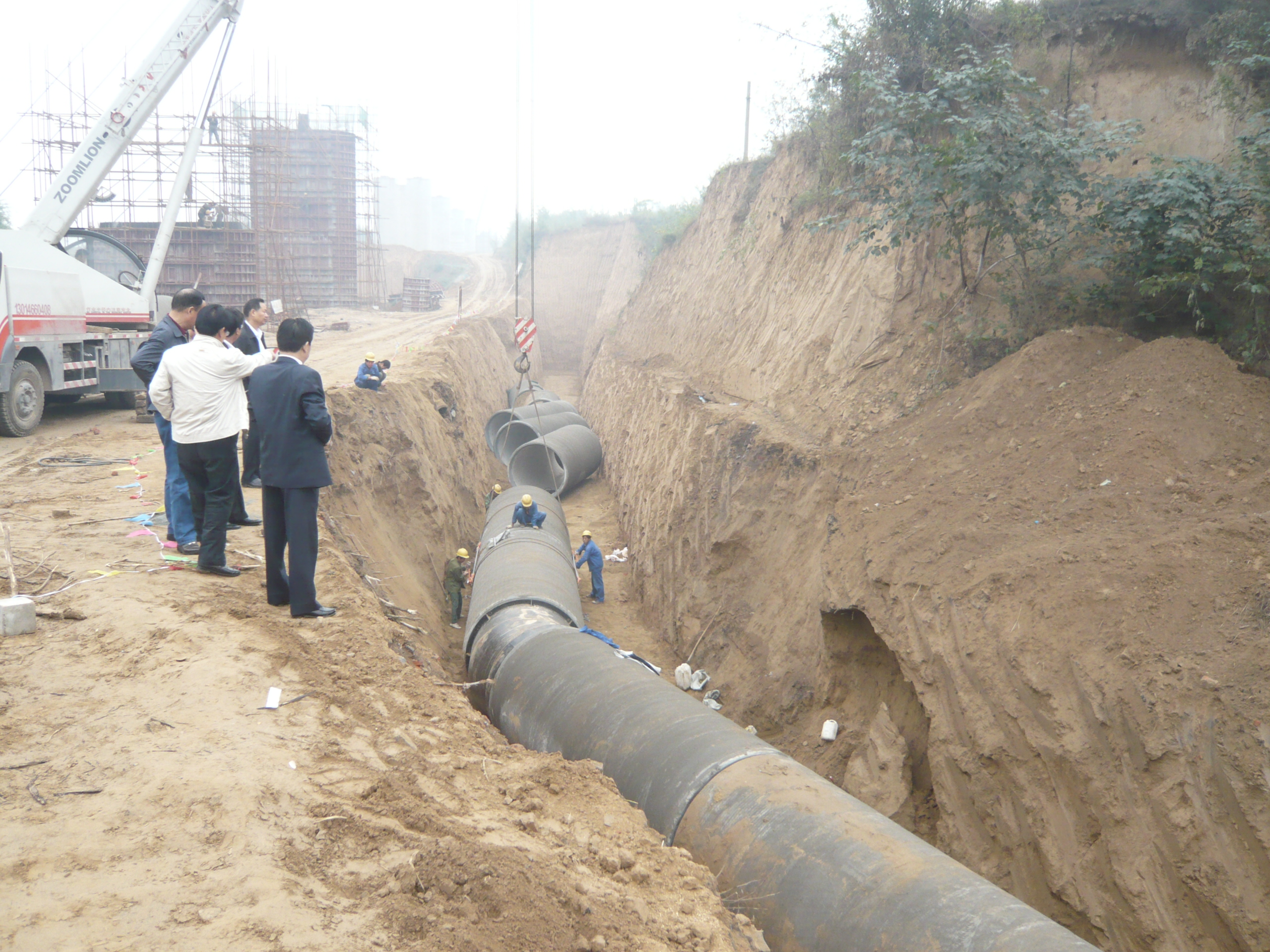 陈松林局长视察生态水系输水工程