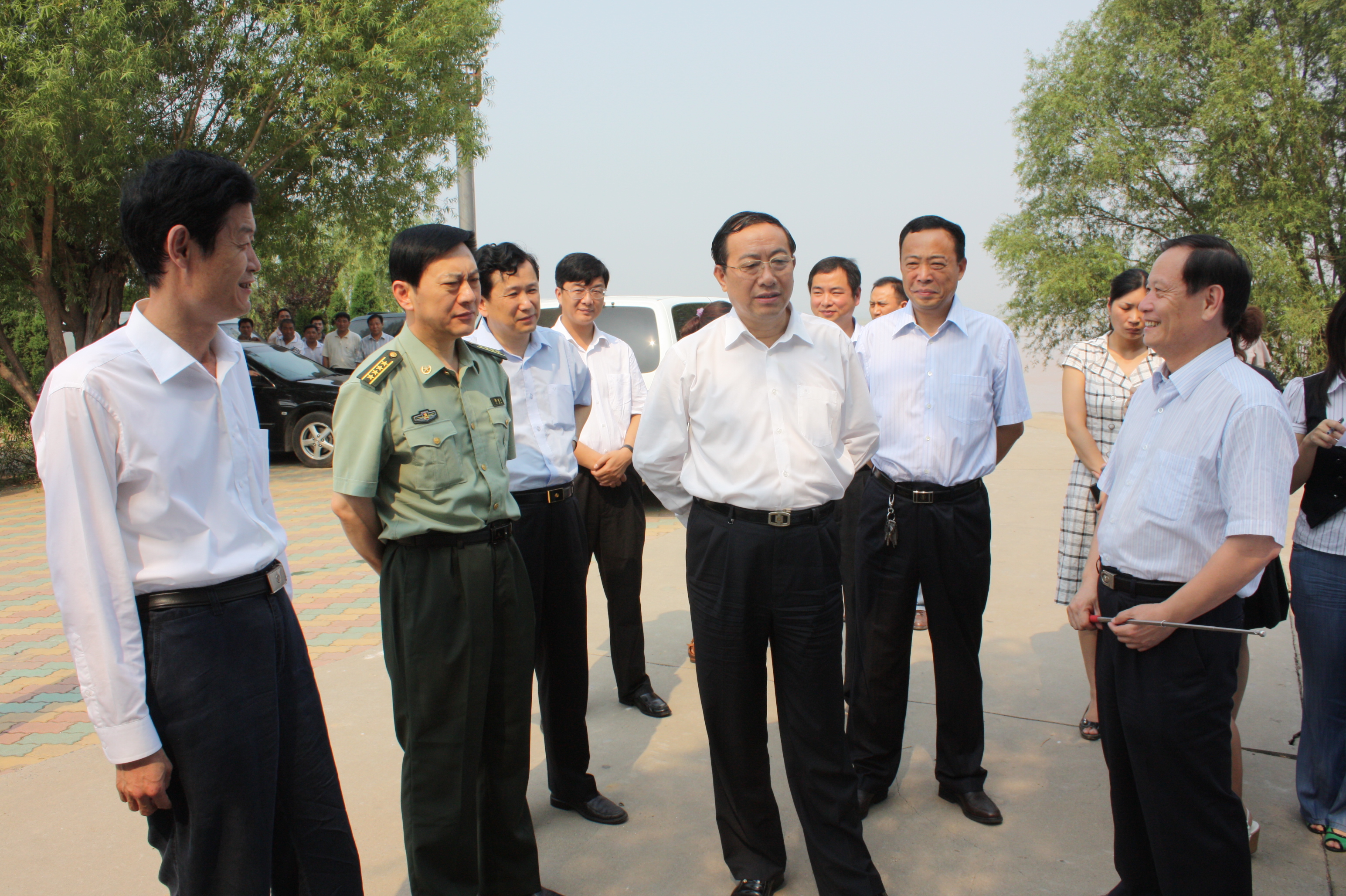 省委常委,市委书记王文超视察我市防汛工作