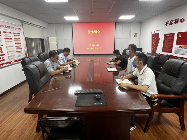 水政监察支队党支部第四党小组召开党小组会